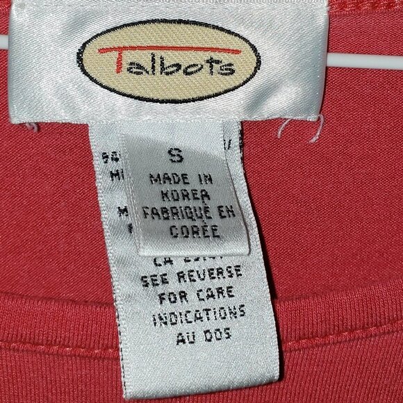 Ladies TALBOTS 3/4 Length Sleeve Tunic in Dusty Rose - S - Picture 4 of 4